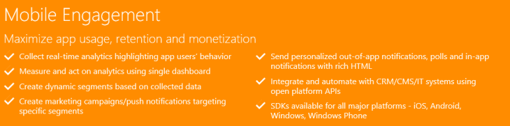 AzureMobile Engagement