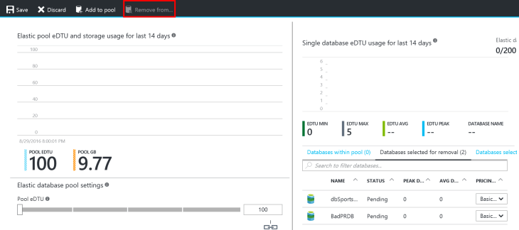 Remove Databases From Pool
