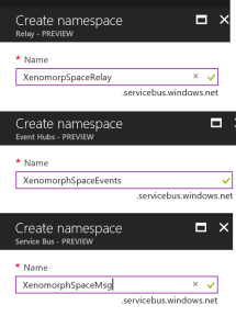 We are all Service Bus namespaces